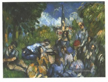 Ein Mittagessen im Gras Paul Cezanne Ölgemälde